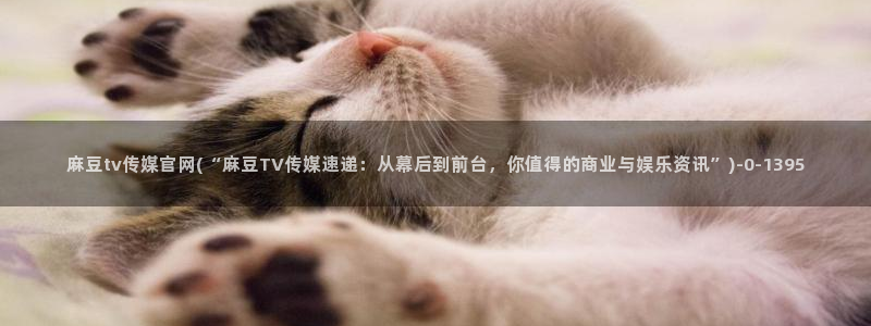 麻豆视频推荐最新：麻豆tv传媒官网(“麻豆TV传媒速